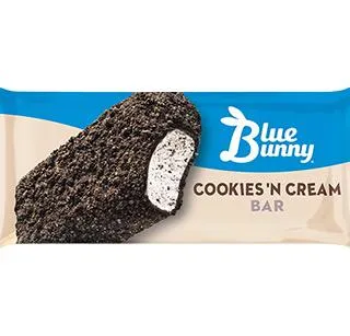 Blue Bunny Cookies 'n Cream Bar