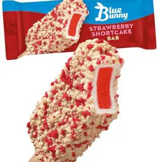 Blue Bunny Strawberry Shortcake Bar