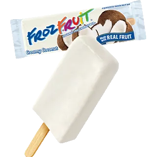 FrozFruit Creamy Coconut Fruit Bar